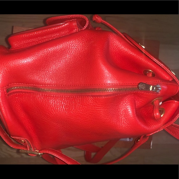 MCM “AUTHENTIC” VINTAGE PEBBLE LEATHER BACKPACK - Picture 5 of 16